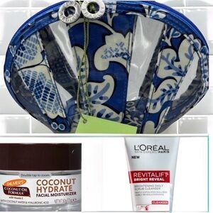 NWT Beauty Bundle + Vera Bradley Cosmetic Bag